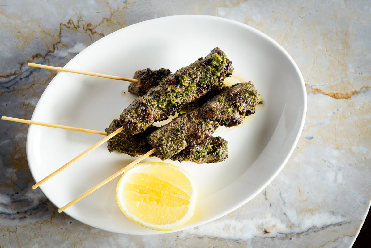 Lamb arrosticini skewers