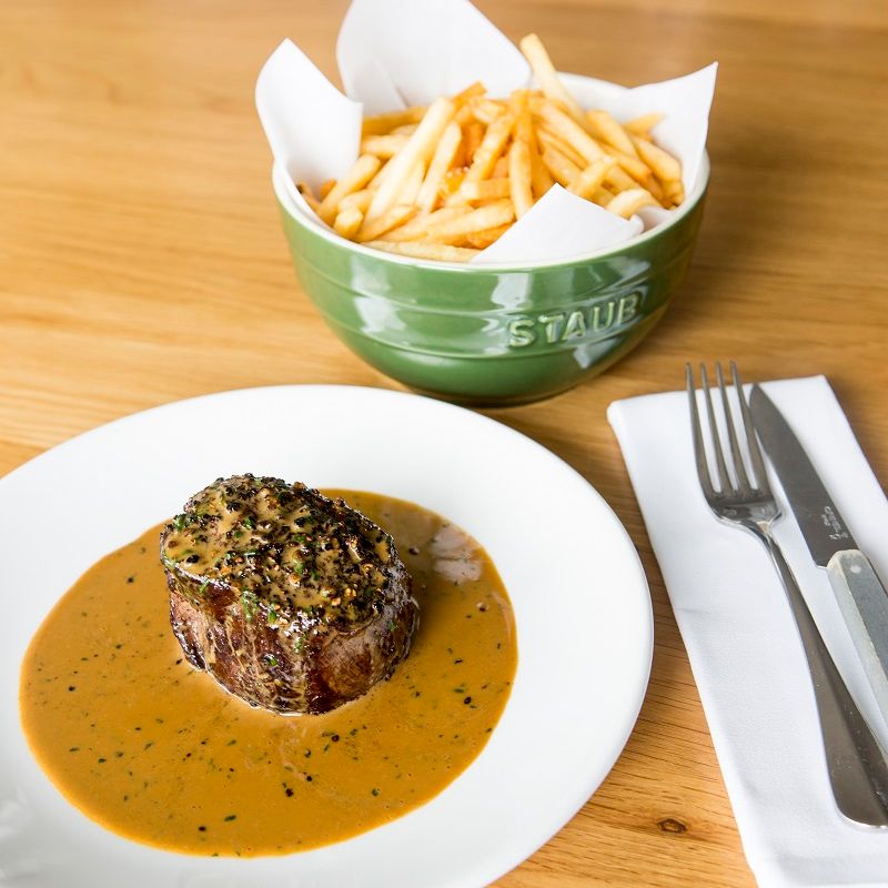 Steak au Poivre (Steak with Pepper Sauce) - Pre