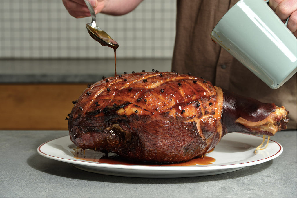 How to prepare, carve & glaze a whole ham