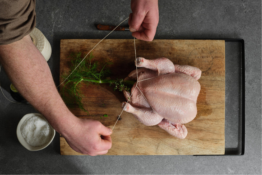 How to season, truss & carve a whole chicken