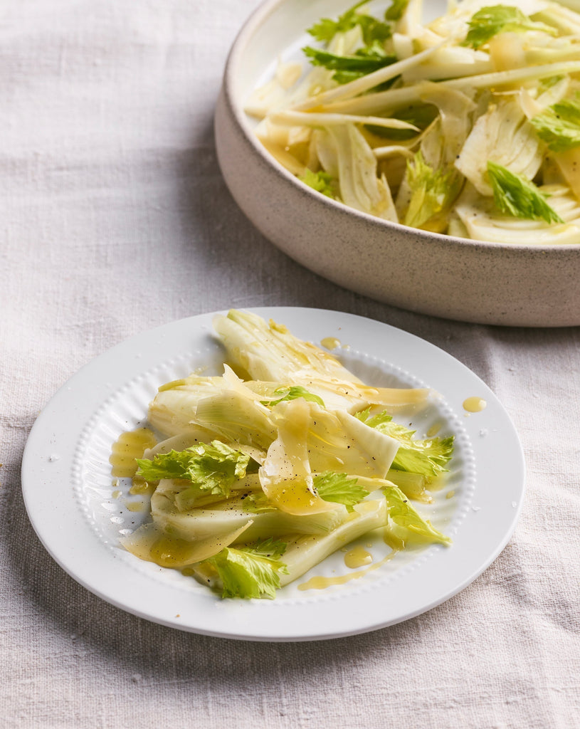 Fennel, celery heart and pecorino salad