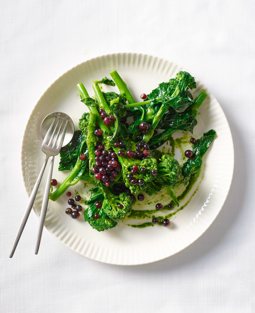 Broccolini with nettle pesto
