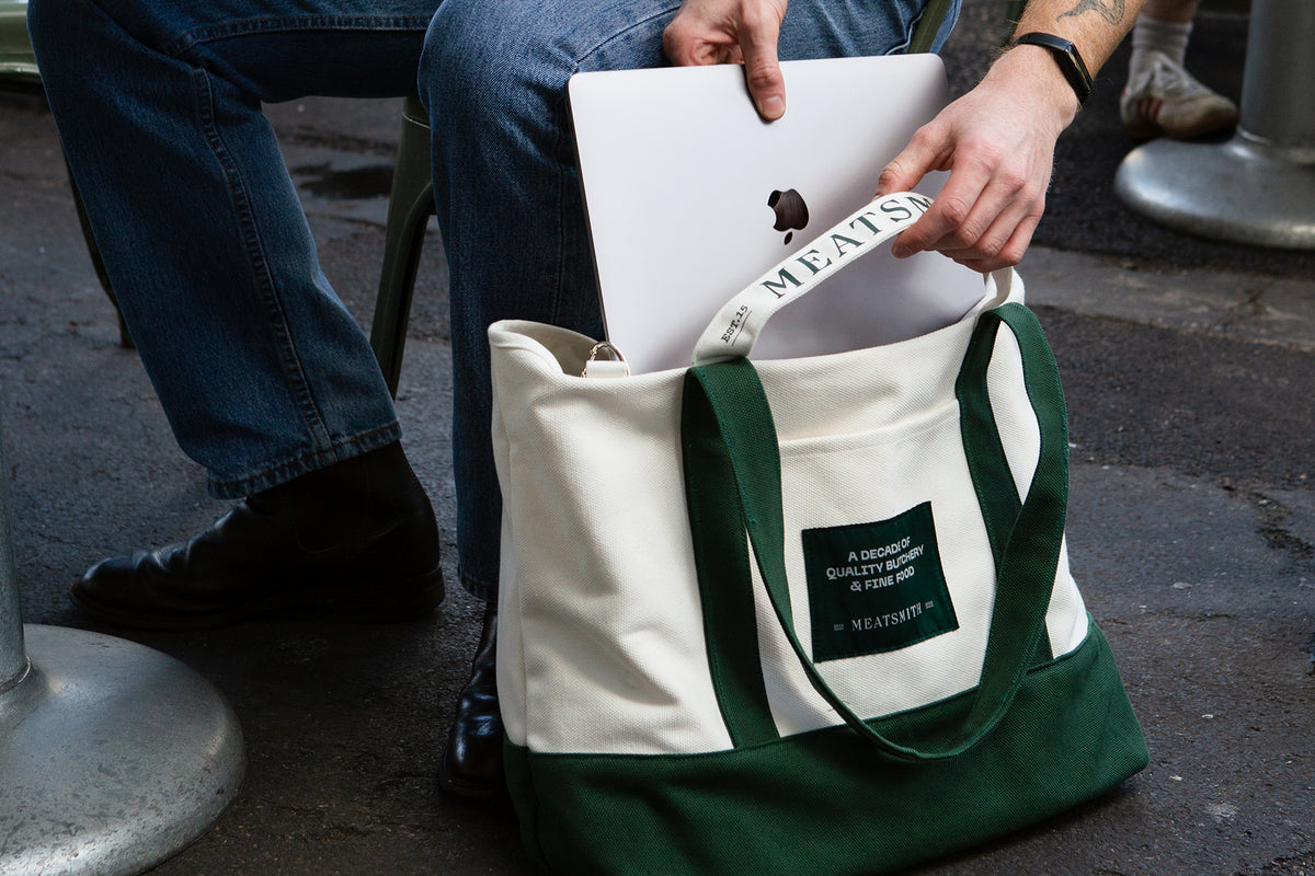 Meatsmith 10 Year Anniversary Tote | Order Now | Meatsmith